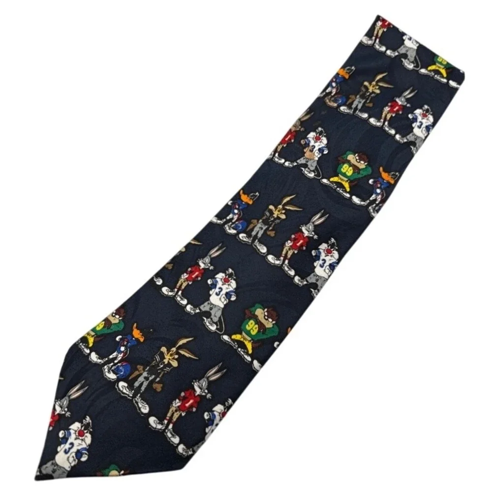 VTG Lot of‎ 5 Looney Tunes Mania Ties 1996 Warner Bros.  58